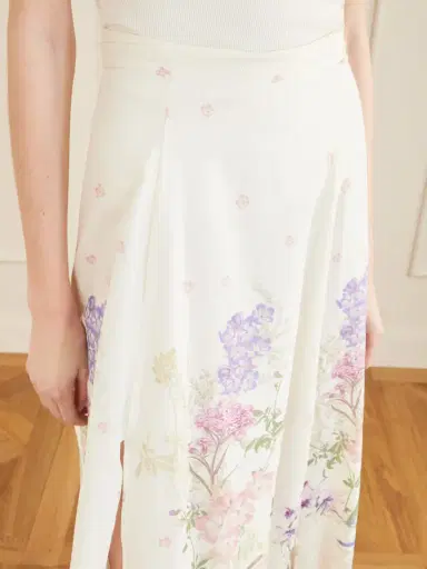 Charo Ruiz Ventine Floral-print Cotton-blend Maxi Skirt | Thumbnail 5