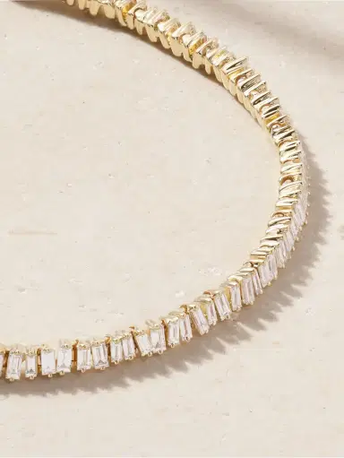 Suzanne Kalan 18-karat Gold Diamond Bracelet | Thumbnail 4