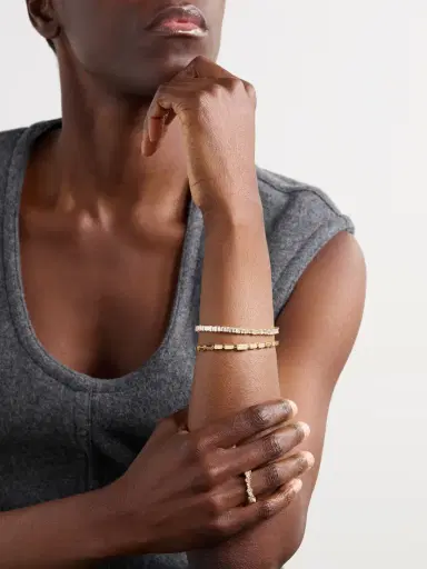 Suzanne Kalan 18-karat Gold Diamond Bracelet | Thumbnail 5