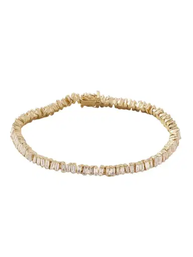 Suzanne Kalan 18-karat Gold Diamond Bracelet | Thumbnail 1