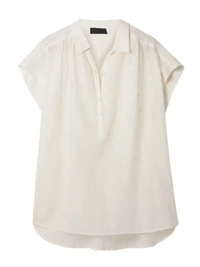 Normandy Embroidered Cotton-voile Blouse