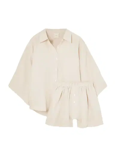 Deiji Studios 03 Linen Shirt And Shorts Set | Thumbnail 1 Deiji Studios 03 Linen Shirt And Shorts Set | Thumbnail 1