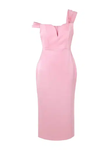 Alex Perry Off-the-shoulder Satin-crepe Midi Dress | Thumbnail 1
