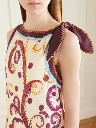 ALÉMAIS Wilson Floral-print Linen And Silk-blend Twill Mini Dress | Thumbnail 4 ALÉMAIS Wilson Floral-print Linen And Silk-blend Twill Mini Dress | Thumbnail 4