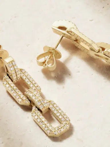 SHAY 18-karat Gold Diamond Earrings | Thumbnail 3