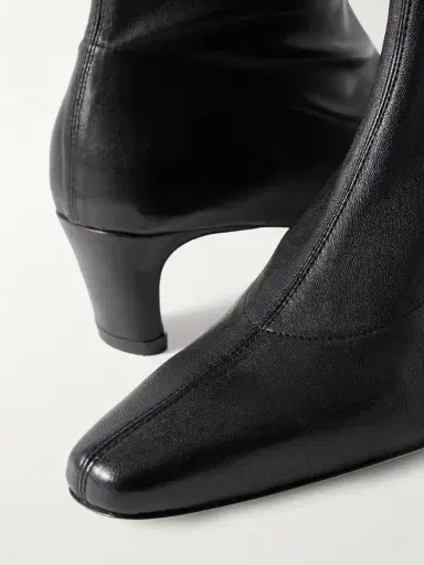 Staud Wally Sock Leather Ankle Boots | Thumbnail 4