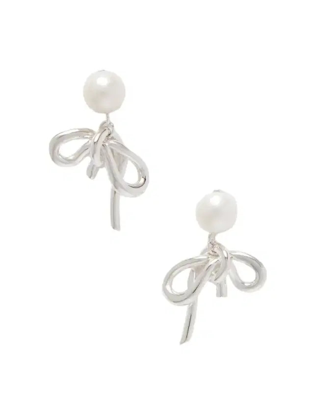 Completedworks Once In A Blue Moon Recycled Silver Pearl Earrings