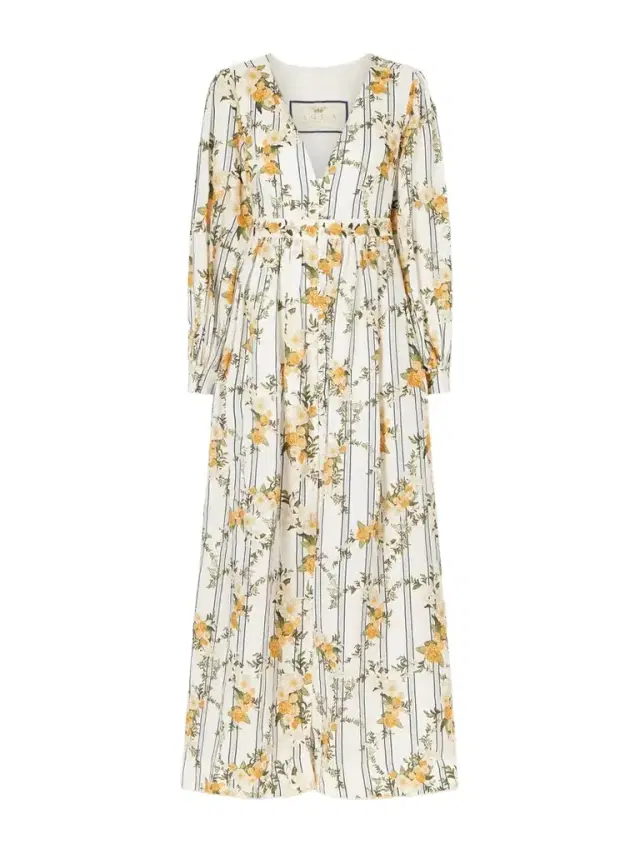 Agua by Agua Bendita Frambuesa Valle Linen Dress