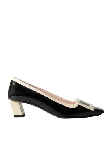Roger Vivier Belle Vivier 45 Two-tone Patent-leather Pumps | Thumbnail 1 Roger Vivier Belle Vivier 45 Two-tone Patent-leather Pumps | Thumbnail 1