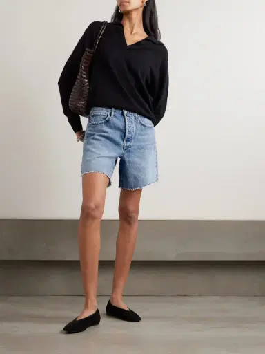 Citizens of Humanity Marlow Frayed Denim Shorts | Thumbnail 2 Citizens of Humanity Marlow Frayed Denim Shorts | Thumbnail 2