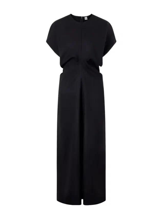 TOTEME Gathered Wool Maxi Dress