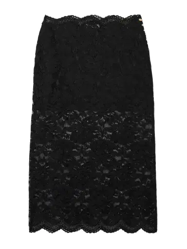 Rabanne Scalloped Lace Midi Skirt | Thumbnail 1