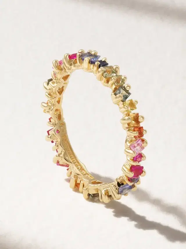 Eternity 18-karat Gold Sapphire Ring
