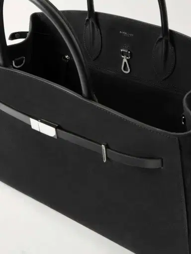 DeMellier The Hudson Leather-trimmed Suede Tote | Thumbnail 6 DeMellier The Hudson Leather-trimmed Suede Tote | Thumbnail 6