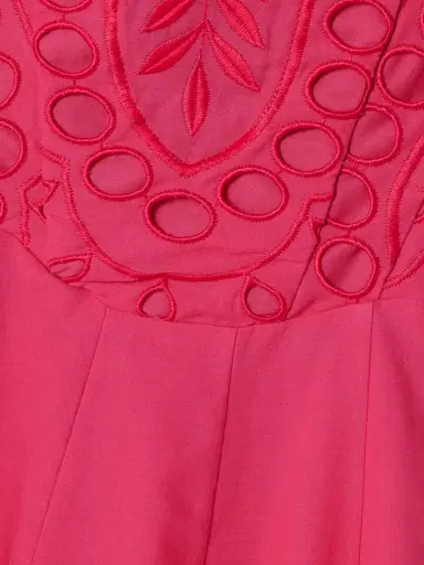 Charo Ruiz Marlin Broderie Anglaise Cotton-blend Midi Dress | Thumbnail 4