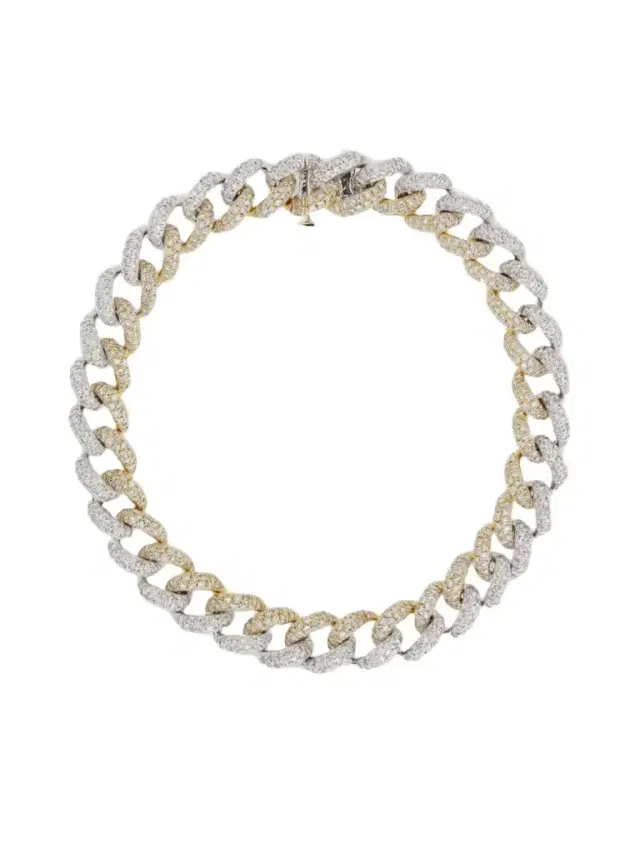 SHAY Essential 18-karat Yellow And White Gold Diamond Bracelet
