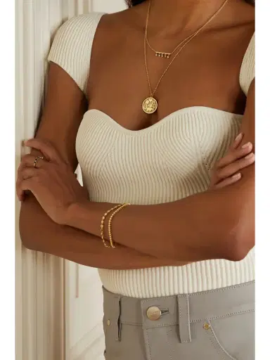 Jennifer Meyer Good Luck 18-karat Gold Diamond Necklace | Thumbnail 2