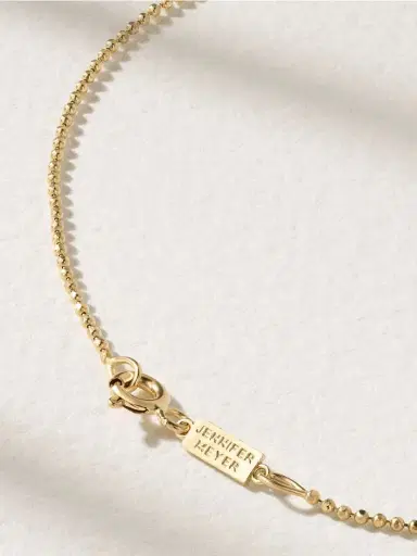 Jennifer Meyer Good Luck 18-karat Gold Diamond Necklace | Thumbnail 3