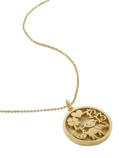 Jennifer Meyer Good Luck 18-karat Gold Diamond Necklace | Thumbnail 1