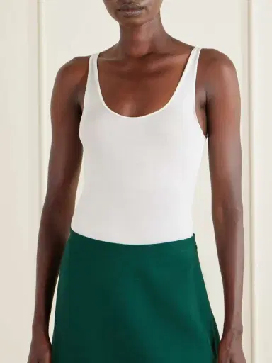Alaïa Silk-blend Bodysuit | Thumbnail 3 Alaïa Silk-blend Bodysuit | Thumbnail 3