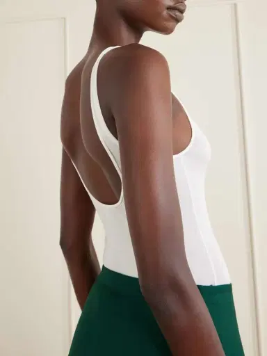 Alaïa Silk-blend Bodysuit | Thumbnail 5 Alaïa Silk-blend Bodysuit | Thumbnail 5