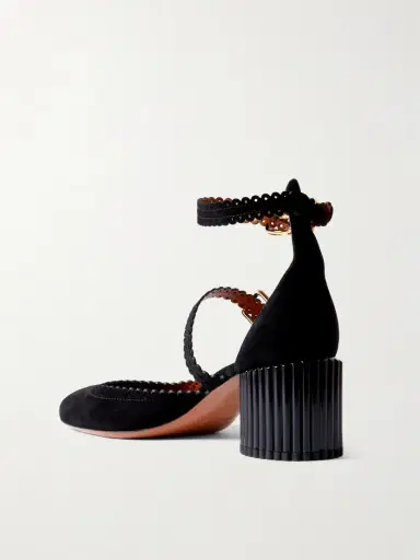Zimmermann Eddie Scalloped Suede Mary Jane Pumps | Thumbnail 3 Zimmermann Eddie Scalloped Suede Mary Jane Pumps | Thumbnail 3