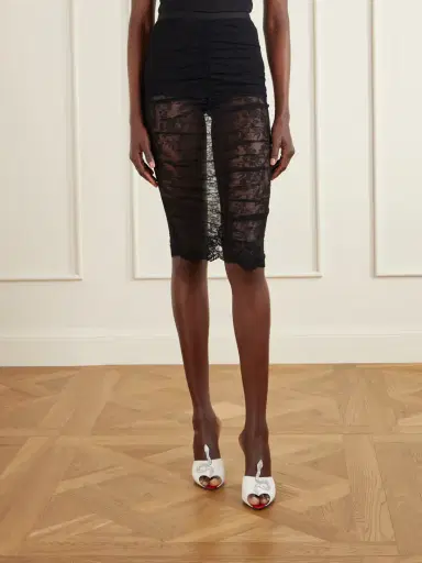 Valentino Garavani Lace Midi Skirt | Thumbnail 3 Valentino Garavani Lace Midi Skirt | Thumbnail 3
