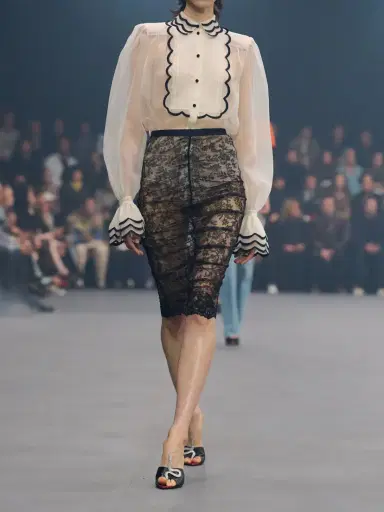Valentino Garavani Lace Midi Skirt | Thumbnail 6 Valentino Garavani Lace Midi Skirt | Thumbnail 6