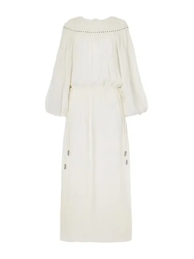 Nydia Lace-trimmed Bead-embellished Silk-chiffon Midi Dress