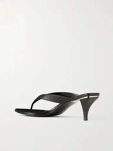 Gucci Vittoria Logo-embellished Leather Thong Sandals | Thumbnail 3