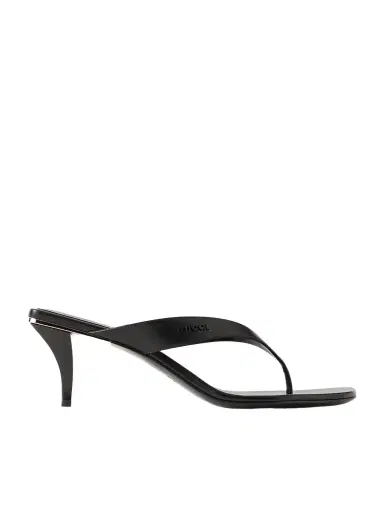 Gucci Vittoria Logo-embellished Leather Thong Sandals | Thumbnail 1