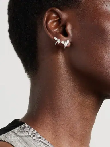 Repossi Serti Sur Vide 18-karat White Gold Diamond Ear Cuff | Thumbnail 2 Repossi Serti Sur Vide 18-karat White Gold Diamond Ear Cuff | Thumbnail 2