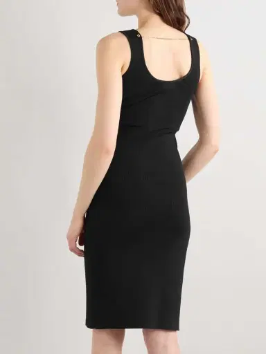 Bottega Veneta Chain-embellished Ribbed-knit Dress | Thumbnail 3