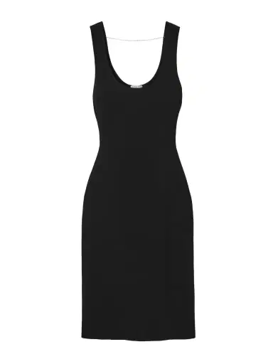 Bottega Veneta Chain-embellished Ribbed-knit Dress | Thumbnail 1