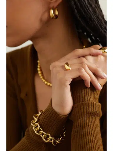 LIÉ STUDIO The Anna Gold-plated Ring | Thumbnail 5 LIÉ STUDIO The Anna Gold-plated Ring | Thumbnail 5