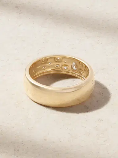 Roxanne First Cigar Constellation 14-karat Gold And Diamond Ring | Thumbnail 3 Roxanne First Cigar Constellation 14-karat Gold And Diamond Ring | Thumbnail 3