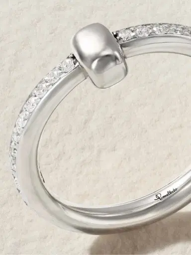 Pomellato Together Rhodium-plated 18-karat White Gold Diamond Ring | Thumbnail 5