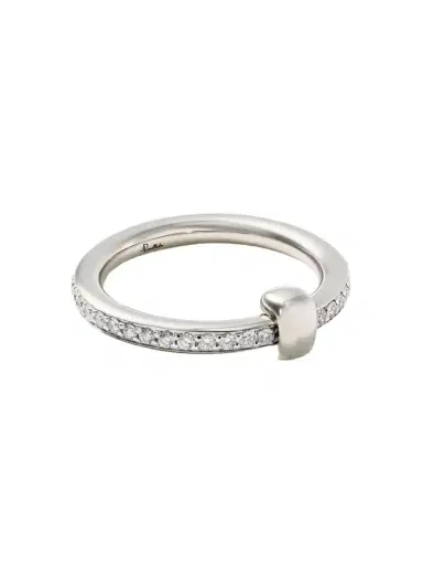 Pomellato Together Rhodium-plated 18-karat White Gold Diamond Ring | Thumbnail 1
