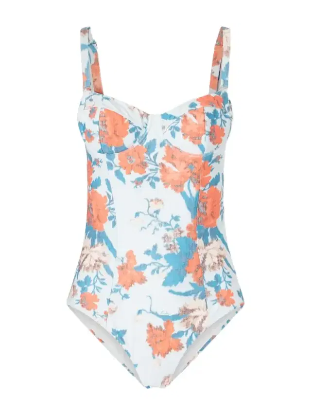 Erdem Floral-print Swimsuit