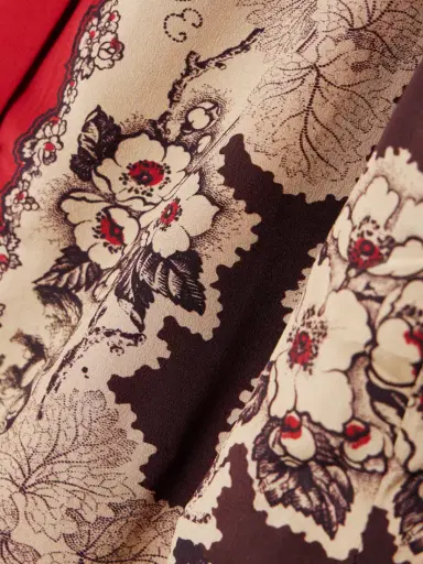 BODE Storybook Printed Silk Mini Dress | Thumbnail 5 BODE Storybook Printed Silk Mini Dress | Thumbnail 5