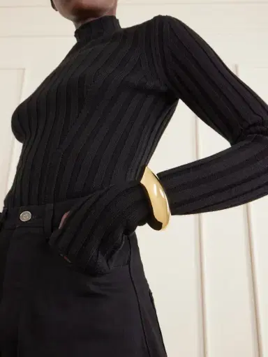 Alaïa Edge Gold-plated Cuff | Thumbnail 2