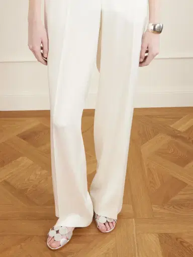 Manolo Blahnik Haribalmu 10 Cutout Metallic-leather Slides | Thumbnail 2
