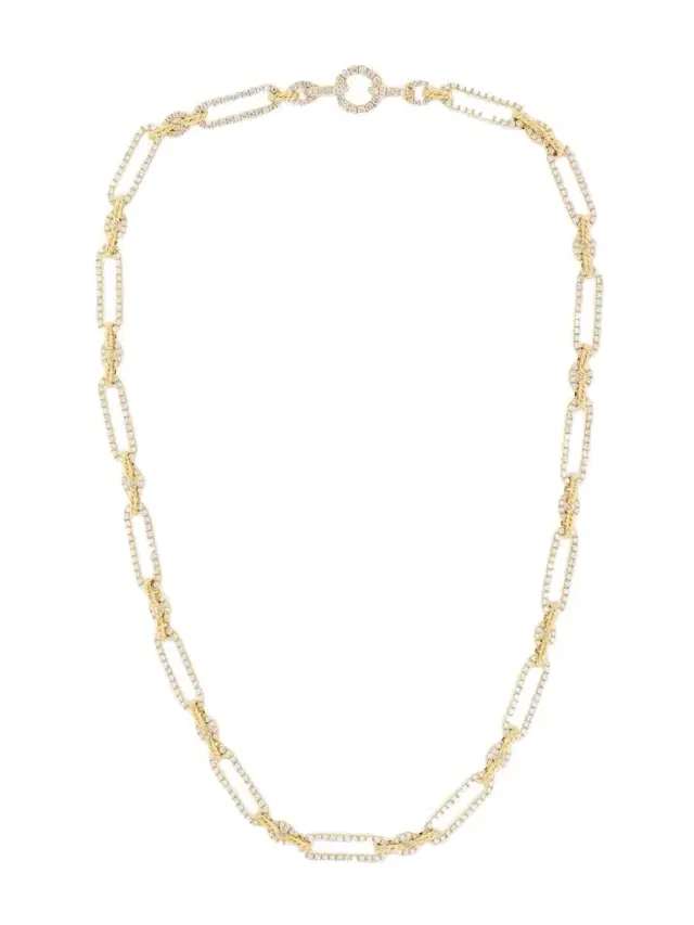 David Yurman Lexington 18-karat Gold Diamond Necklace