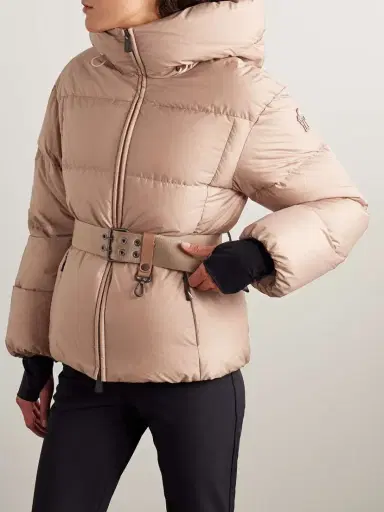 Moncler Grenoble Nisene Hooded Belted Quilted Ripstop Down Ski Jacket | Thumbnail 3 Moncler Grenoble Nisene Hooded Belted Quilted Ripstop Down Ski Jacket | Thumbnail 3