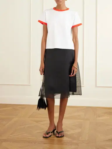 LESET Margo Cotton-jersey T-shirt | Thumbnail 2 LESET Margo Cotton-jersey T-shirt | Thumbnail 2
