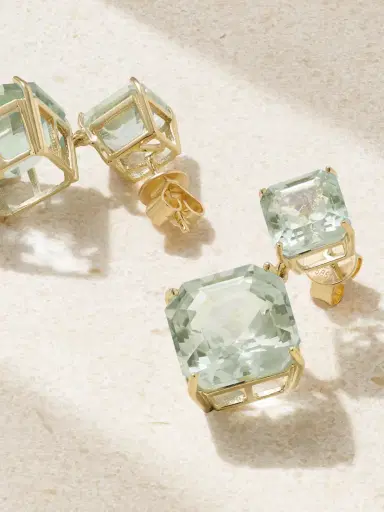 Mateo 14-karat Gold Amethyst Earrings | Thumbnail 3 Mateo 14-karat Gold Amethyst Earrings | Thumbnail 3