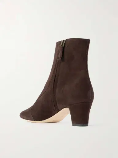 Manolo Blahnik Myconia 50 Suede Ankle Boots | Thumbnail 3 Manolo Blahnik Myconia 50 Suede Ankle Boots | Thumbnail 3