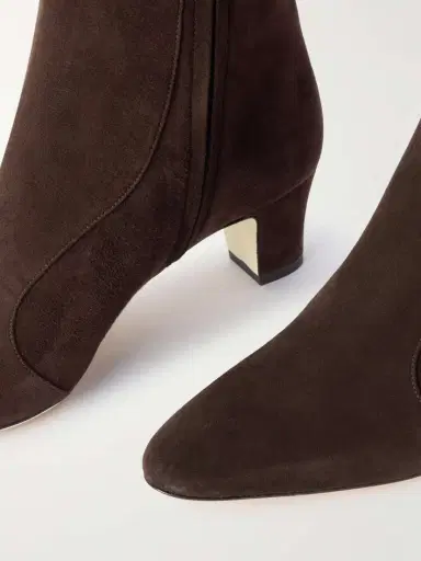 Manolo Blahnik Myconia 50 Suede Ankle Boots | Thumbnail 4 Manolo Blahnik Myconia 50 Suede Ankle Boots | Thumbnail 4