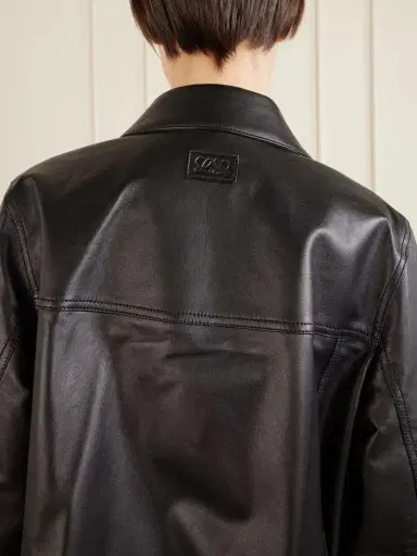 Loewe Gathered Leather Jacket | Thumbnail 5 Loewe Gathered Leather Jacket | Thumbnail 5