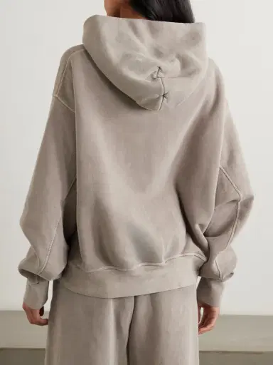 SLVRLAKE Cinch Cotton-jersey Hoodie | Thumbnail 3 SLVRLAKE Cinch Cotton-jersey Hoodie | Thumbnail 3